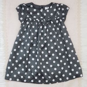 Carters Green and White Polka Dot Baby Dress 9m